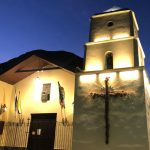 Iglesia de Iruya de noche