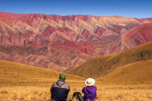 mirador del hornocal en jujuy en la quebrada de humahuaca