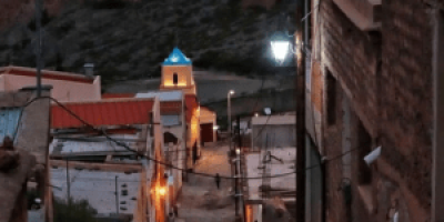 Vista de la Iglesia de Iruya, Salta