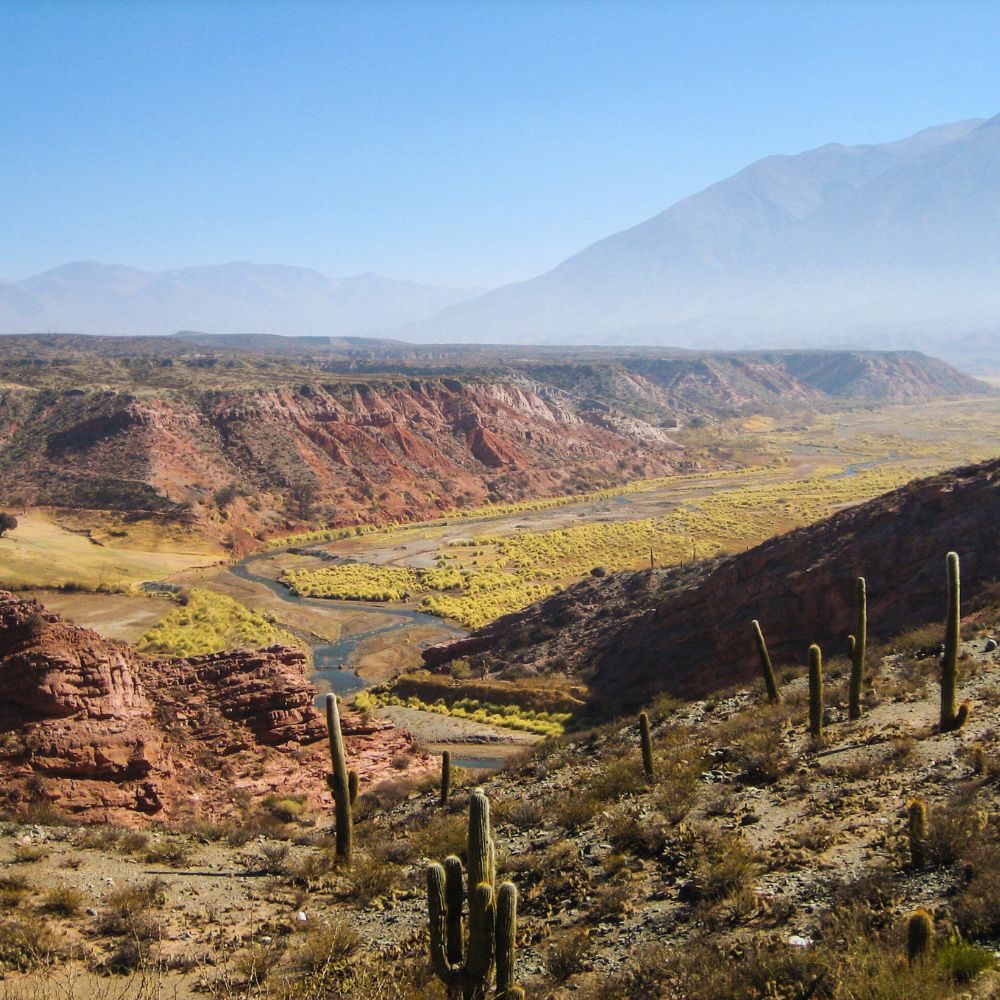 Paisaje del camino a La Poma, Salta