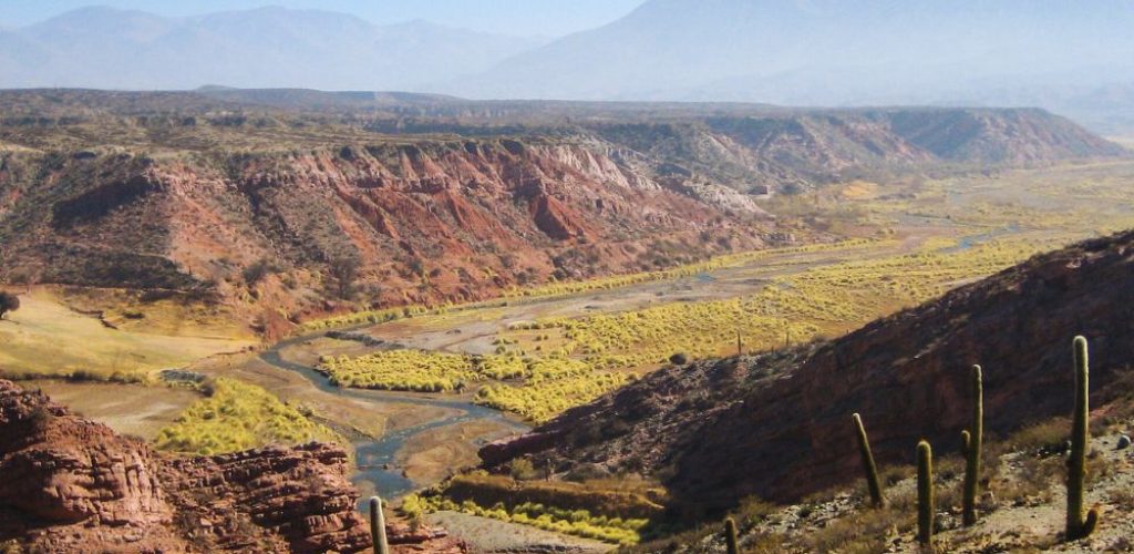 Paisaje del camino a La Poma, Salta