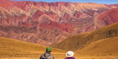 mirador del hornocal en jujuy en la quebrada de humahuaca