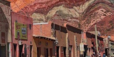 Calles de Purmamarca, lugar del Cerro 7 Colores, Jujuy